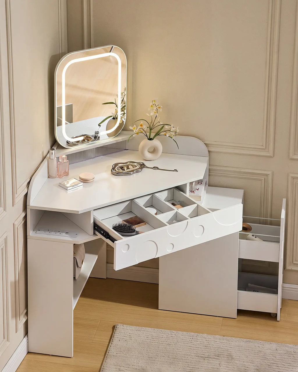 Bubbli Corner Dressing Table