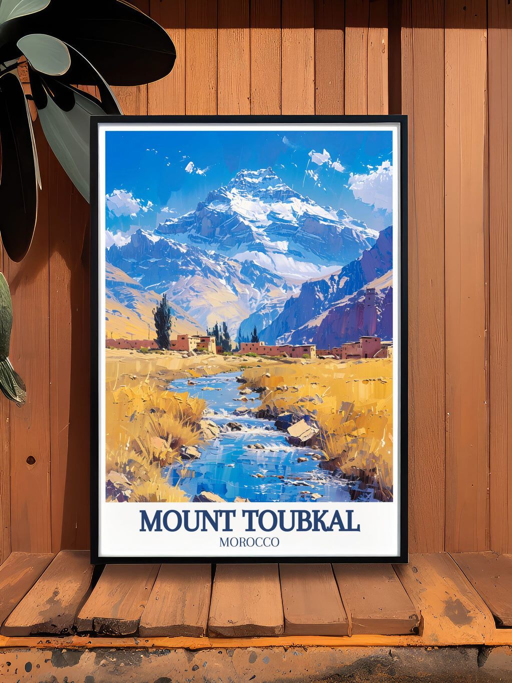 Mount Toubkal   - High Atlas Mountains  Home Decor  - Morocco  Living Room Decor